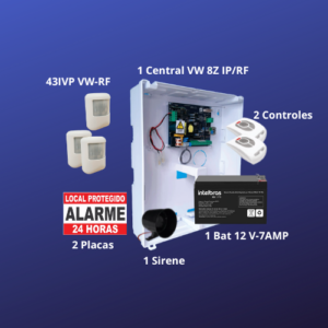 Central Alarme VW8Z IP/RF KIT 3IVP