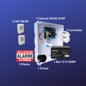 Central Alarme VW8Z IP/RF KIT 2 IVP